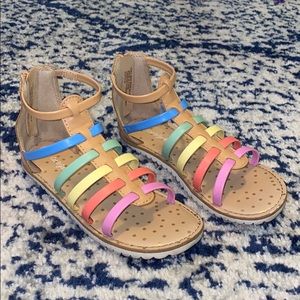 Girls Cat & Jack Multi-color Sandal Size 12